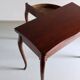 Antique mahogany console folding table | France