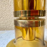 Oil lamp blown glass Hans Agne Jakobsson edition Markaryd Sweden 50s/60s