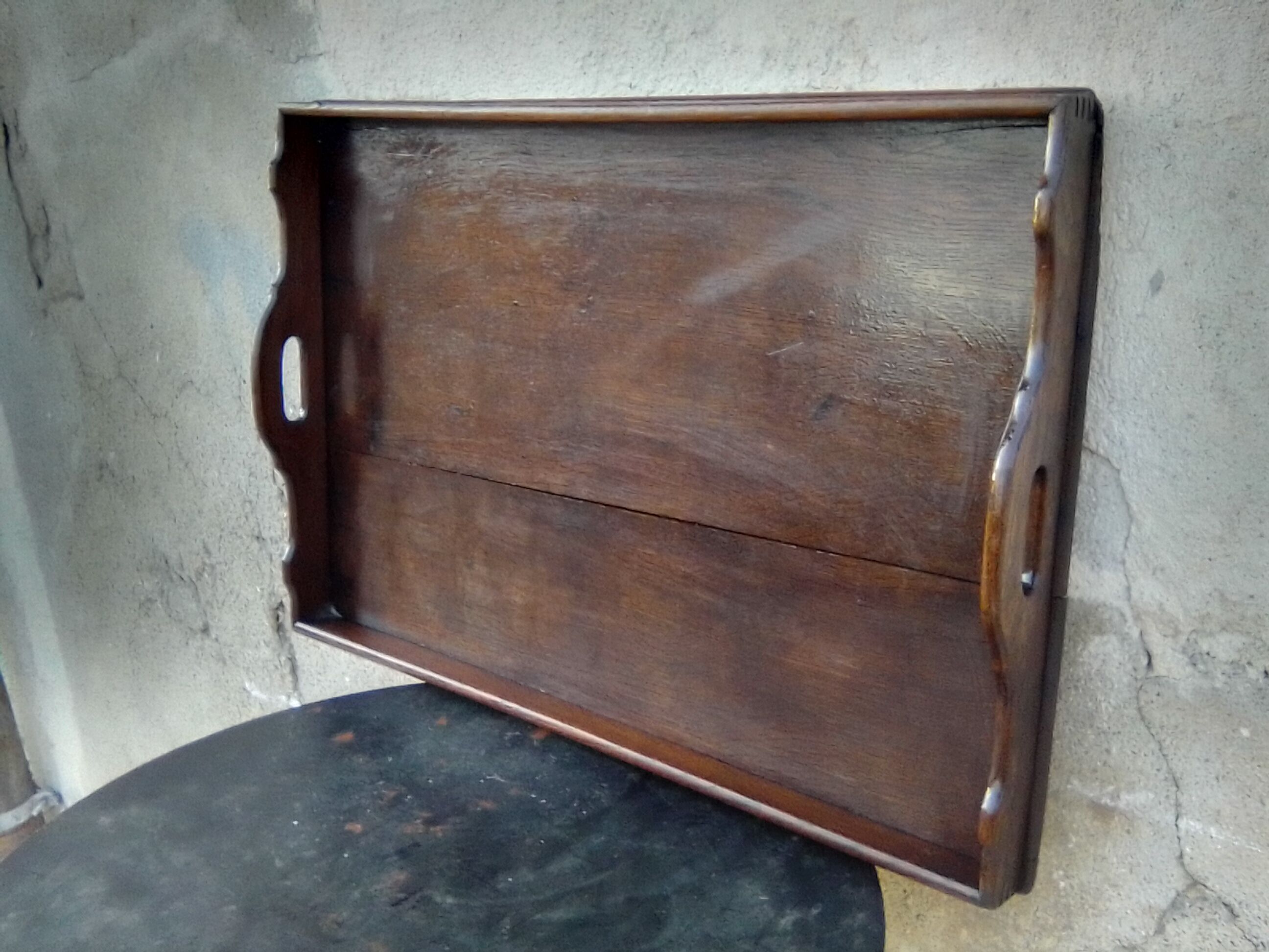 Large wooden serving tray 68 x 46
