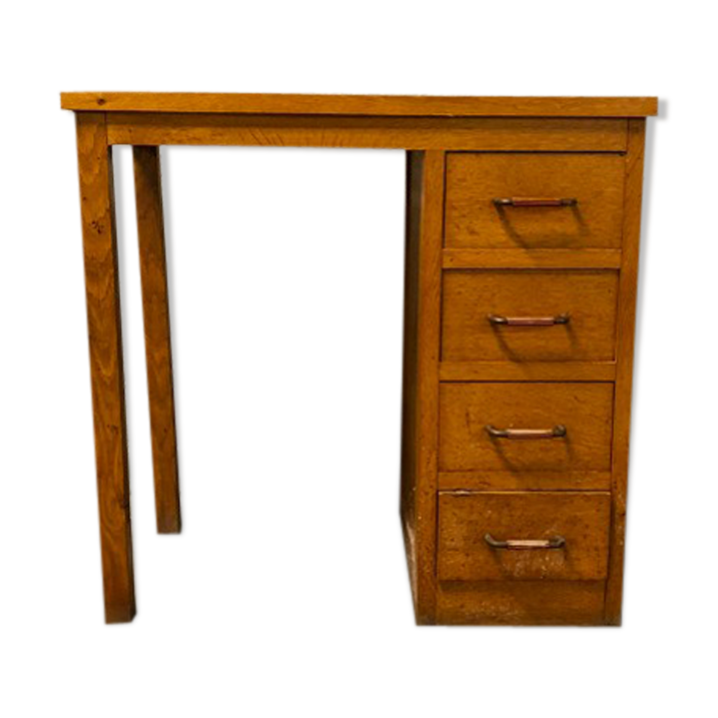 Vintage desk in light wood