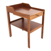 Scandinavian mahogany bedside table, Sweden, 1950