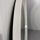 XXL white round wooden wall mirror 1960-1970’s