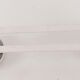 Double coat hook in vintage white lacquered metal