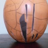 Poterie artisanale, vase raku