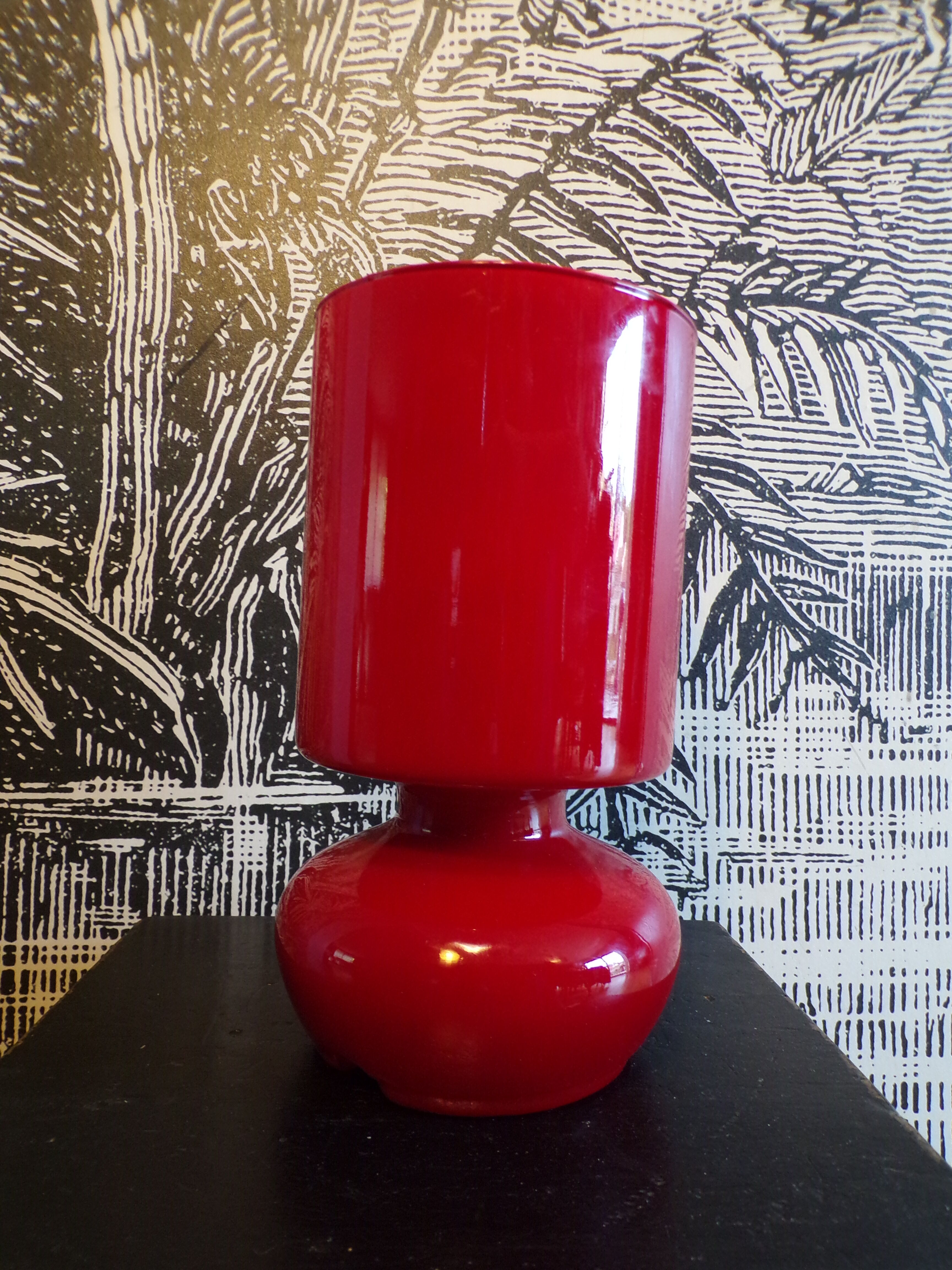 Lampe Ikea Lykta rouge