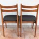Paire de chaises scandinaves vintage