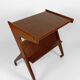 Teak Rolling Route, Mid-century Modern, Italy, circa 1950