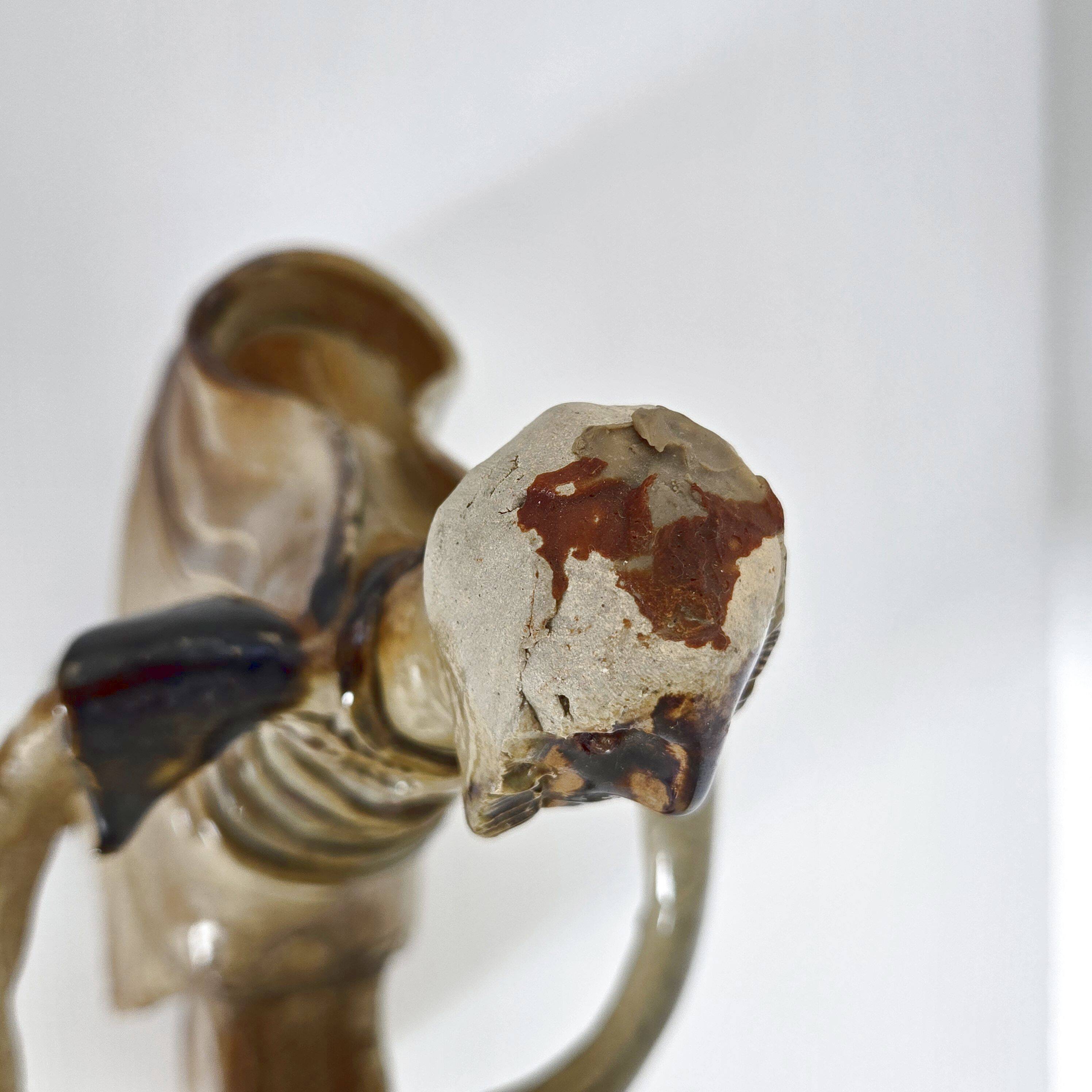 Vintage sandstone rider, 1970