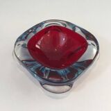 Two-tone crystal ashtray