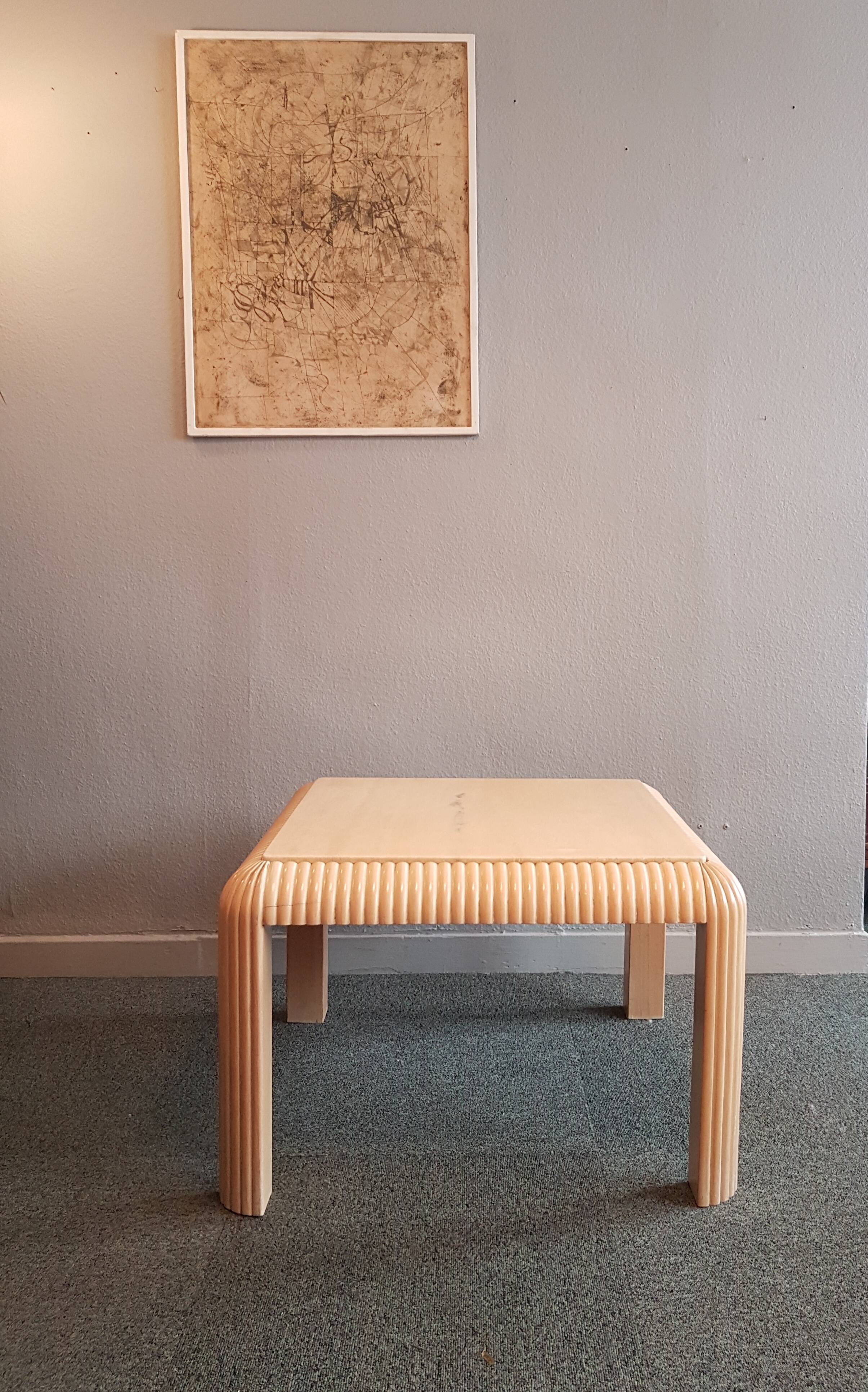 Italian travertine coffee table