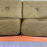 Canapé 2 personnes vintage rétro danois du milieu du siècle par Arne Wahl Iversen 1970