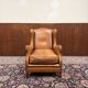 Classic English Sheep Leather Armchair