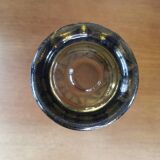 Vintage smoked glass vase