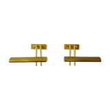 Pair of vintage sconces LG Paris, years 70