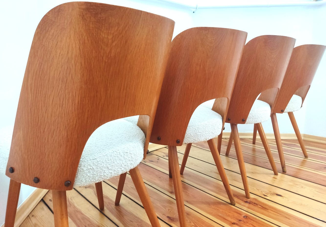Set of Four Chairs by O. Haerdtl for TON, Czechoslovakia, 1960s