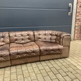 Prachtige De Sede Ds11, 7-delige set in bruin patchwork