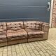 Prachtige De Sede Ds11, 7-delige set in brown patchwork