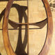 Table basse ovale Astro par Victor Wilkins 1960