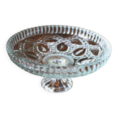 Coupe sur Pied Verre ciselé transparent