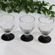 3 vintage glasses