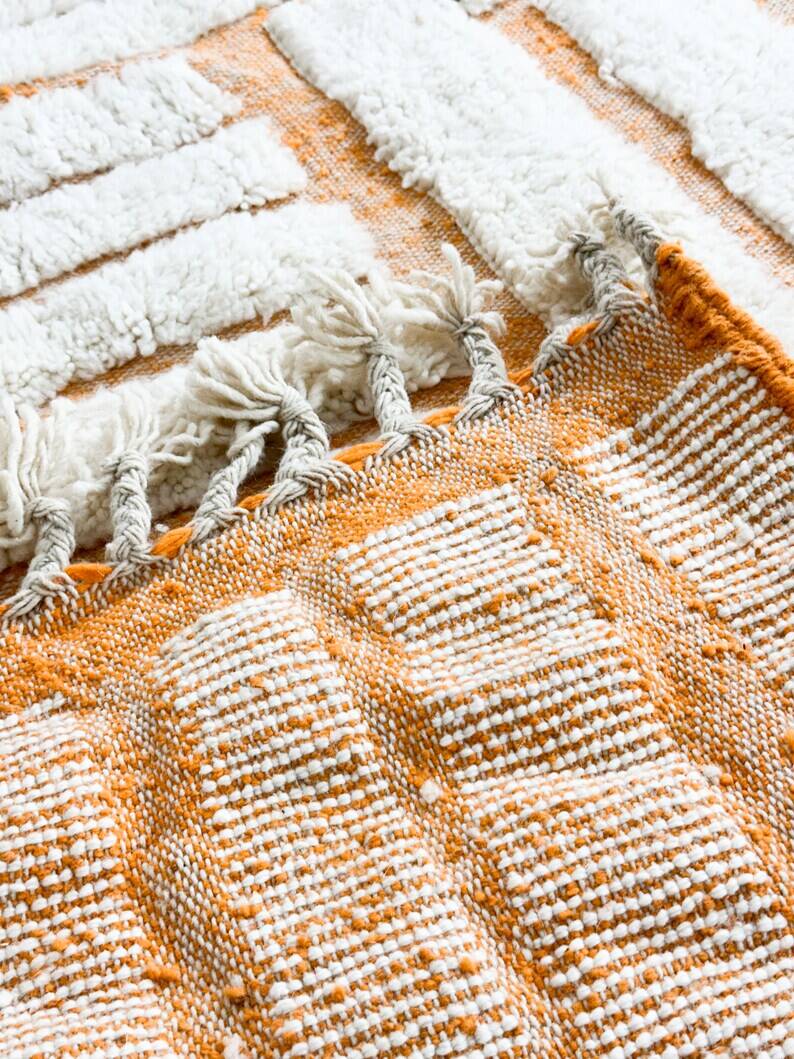 Handmade Moroccan Beni Ourain rug, 150/250cm