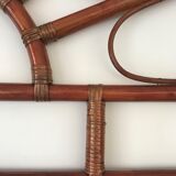 Peacock rattan headof