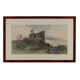 Old painting signed Angelos Giallinas, watercolour on paper from the 1800s.
