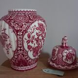 Covered vase Royal Sphinx Maastricht Petrus Regout & Co