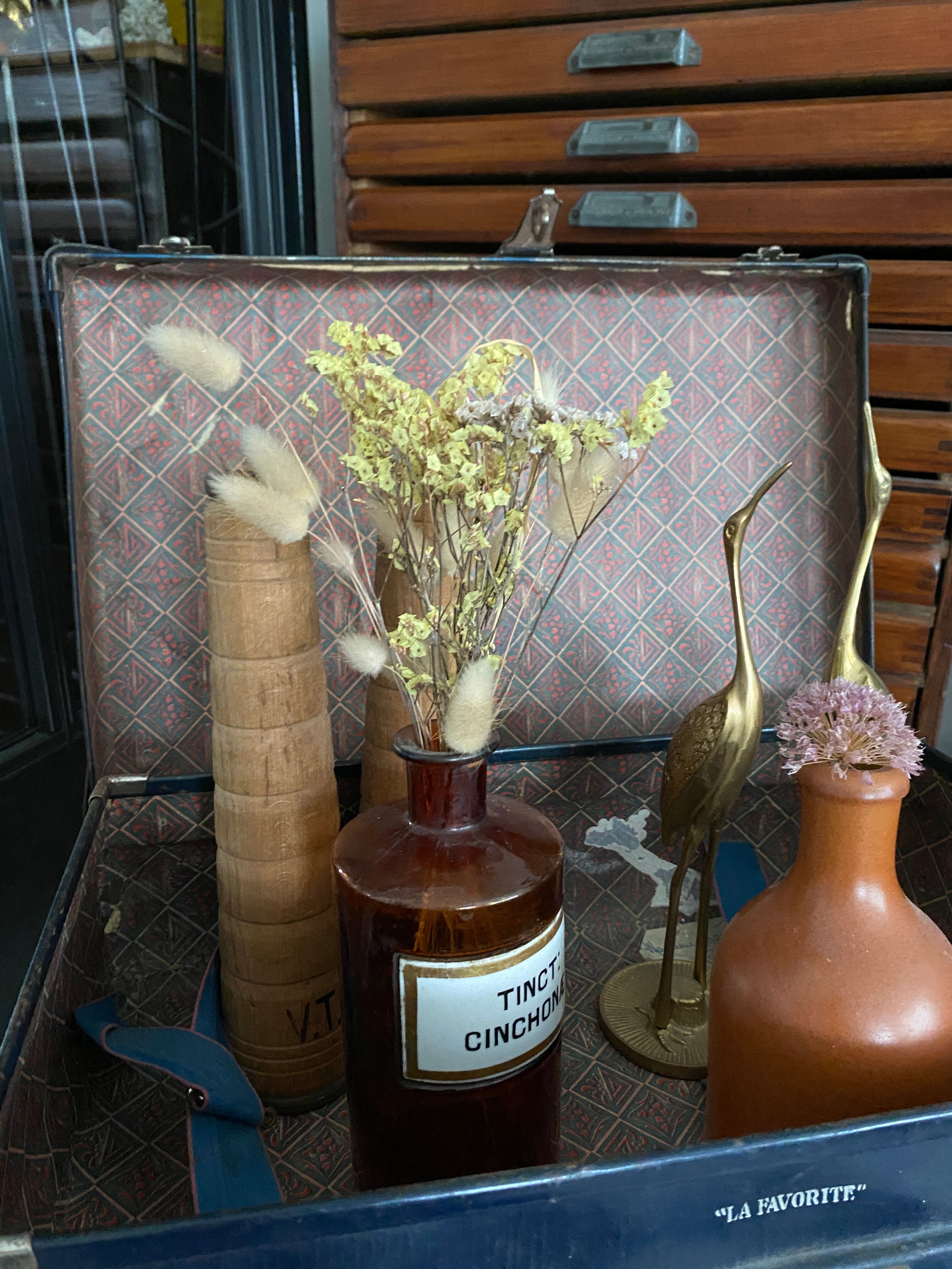 Old vintage suitcase