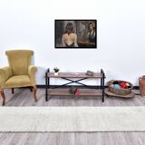 Brown Beige Vintage Runner Rug 70x307Cm