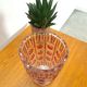 Vintage Vintage Pink Glass Vase Italy, Flower Vase