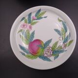 Lot of 6 porcelain bread plates from Paris décor Abondance - Perfect condition