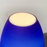 Vintage postmodern floor lamp in Italian glass by Lucente.