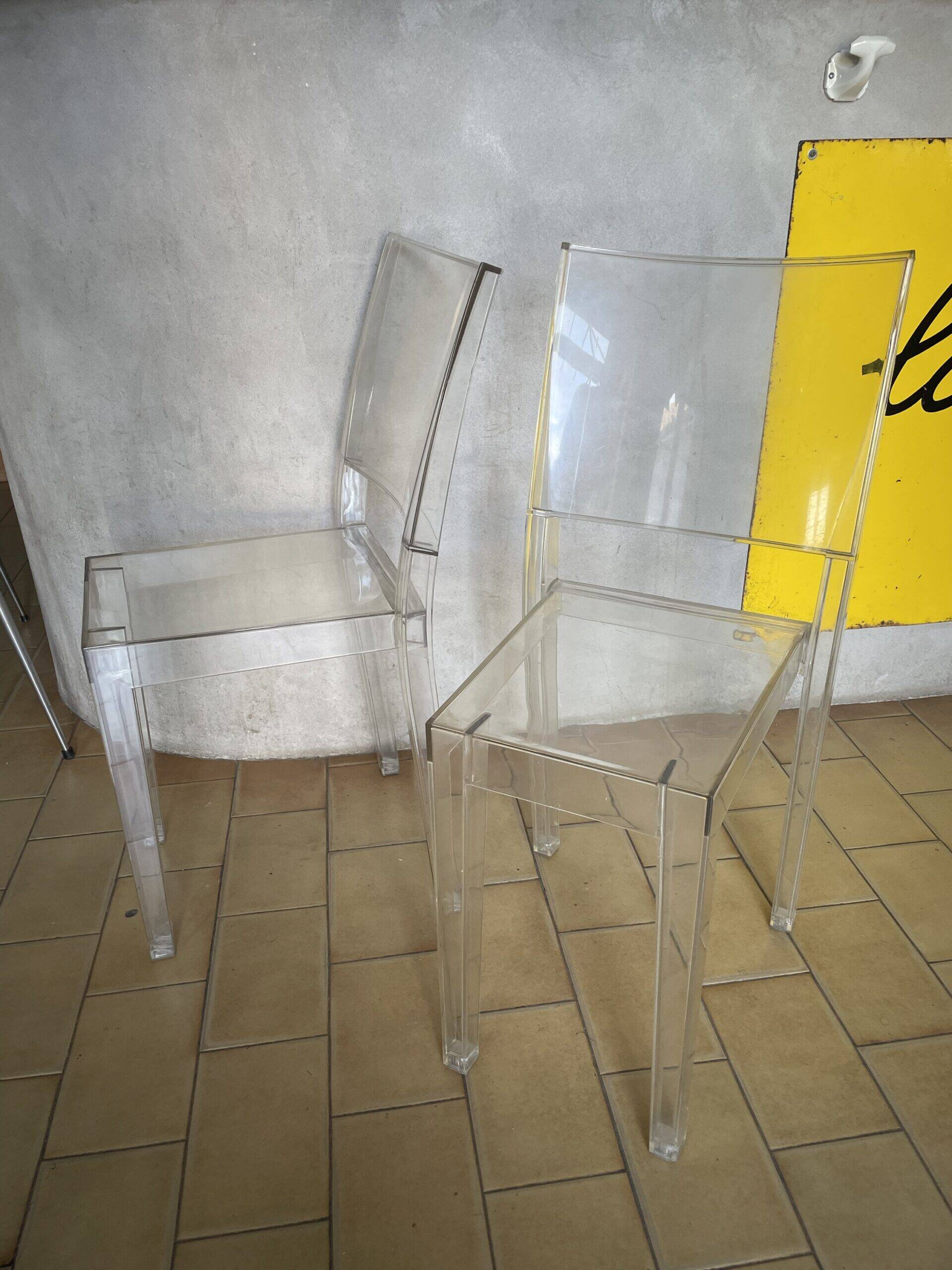 Pair of chairs La Marie by Starck for Kartell
