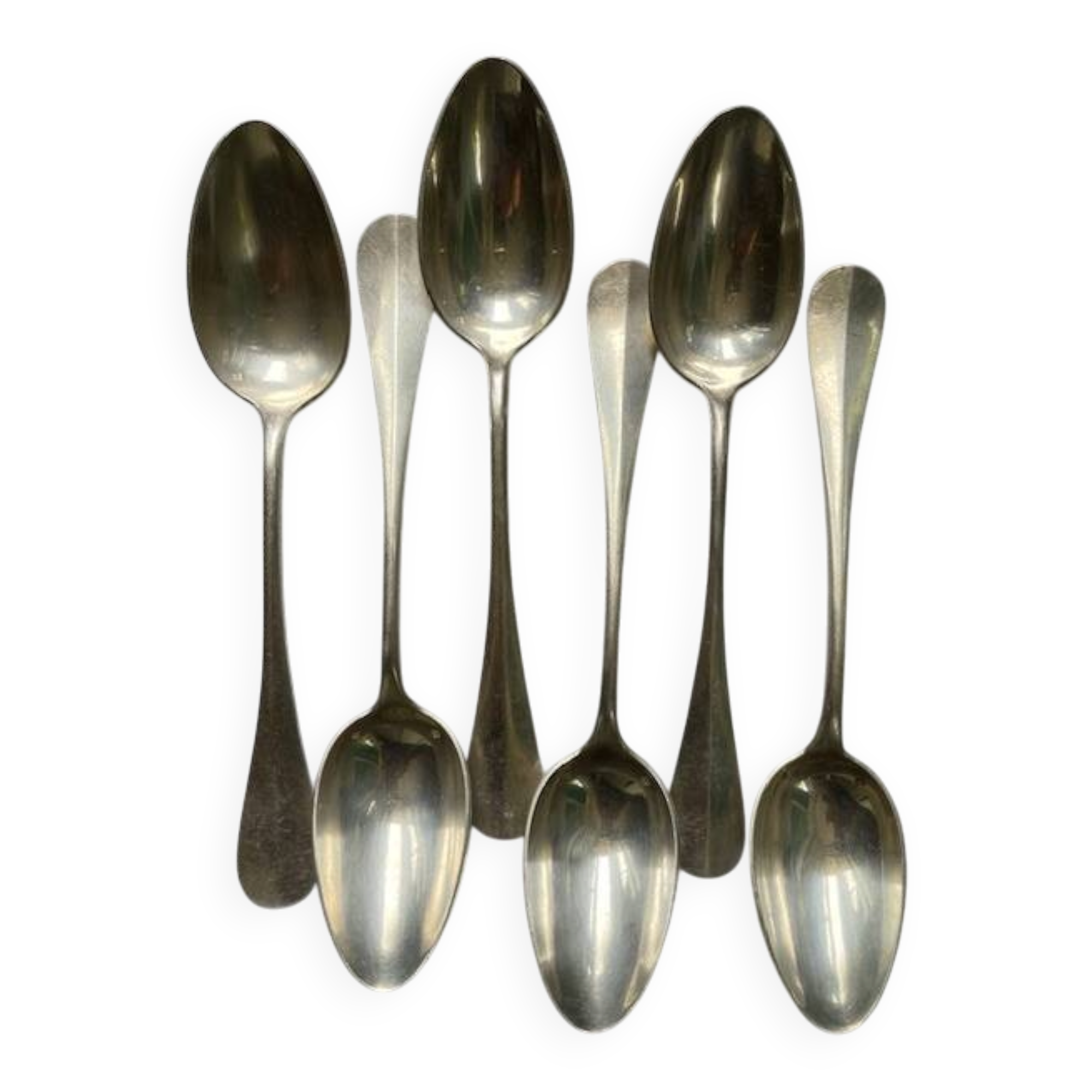 6 cuillères à soupe Alfénide Christofle