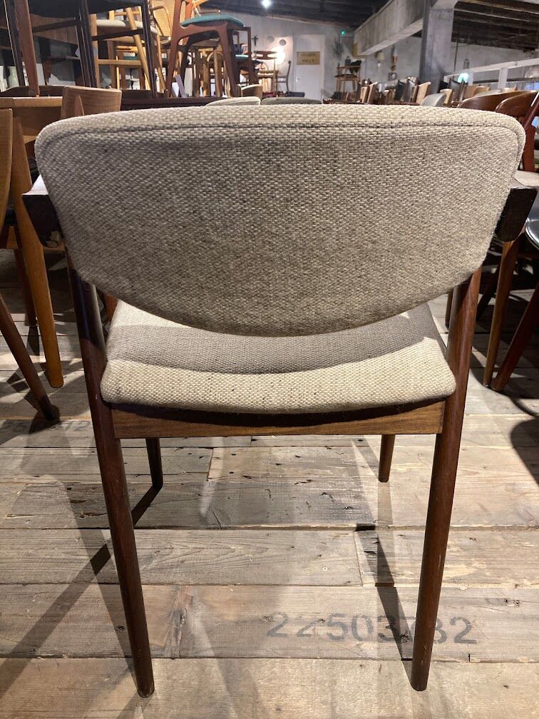 Model 42 teak dining chairs by Kai Kristiansen for Schou Andersen