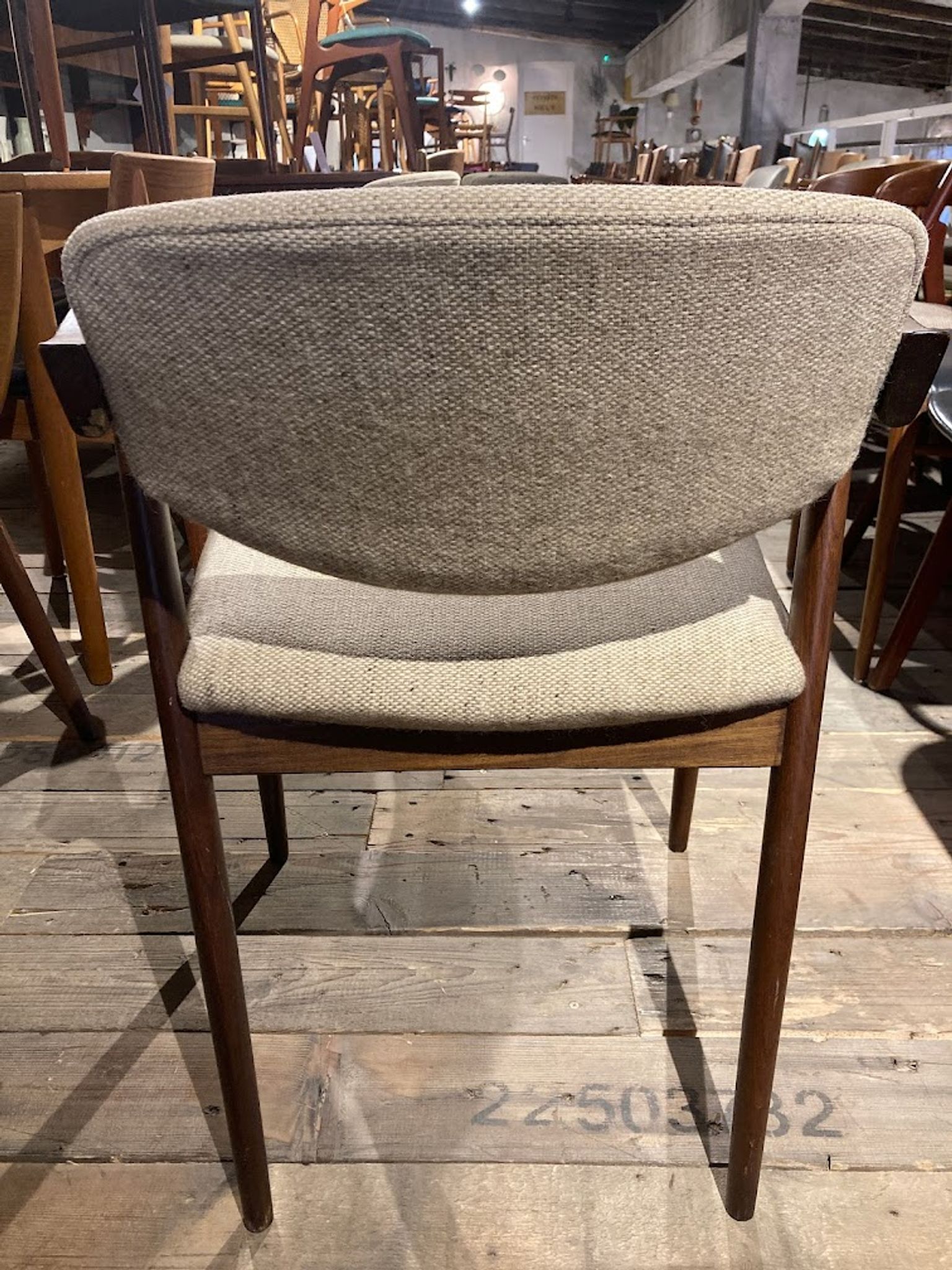 Chaises de salle à manger en teck modèle 42 de Kai Kristiansen pour Schou Andersen