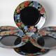 Arcoroc black dinner plates