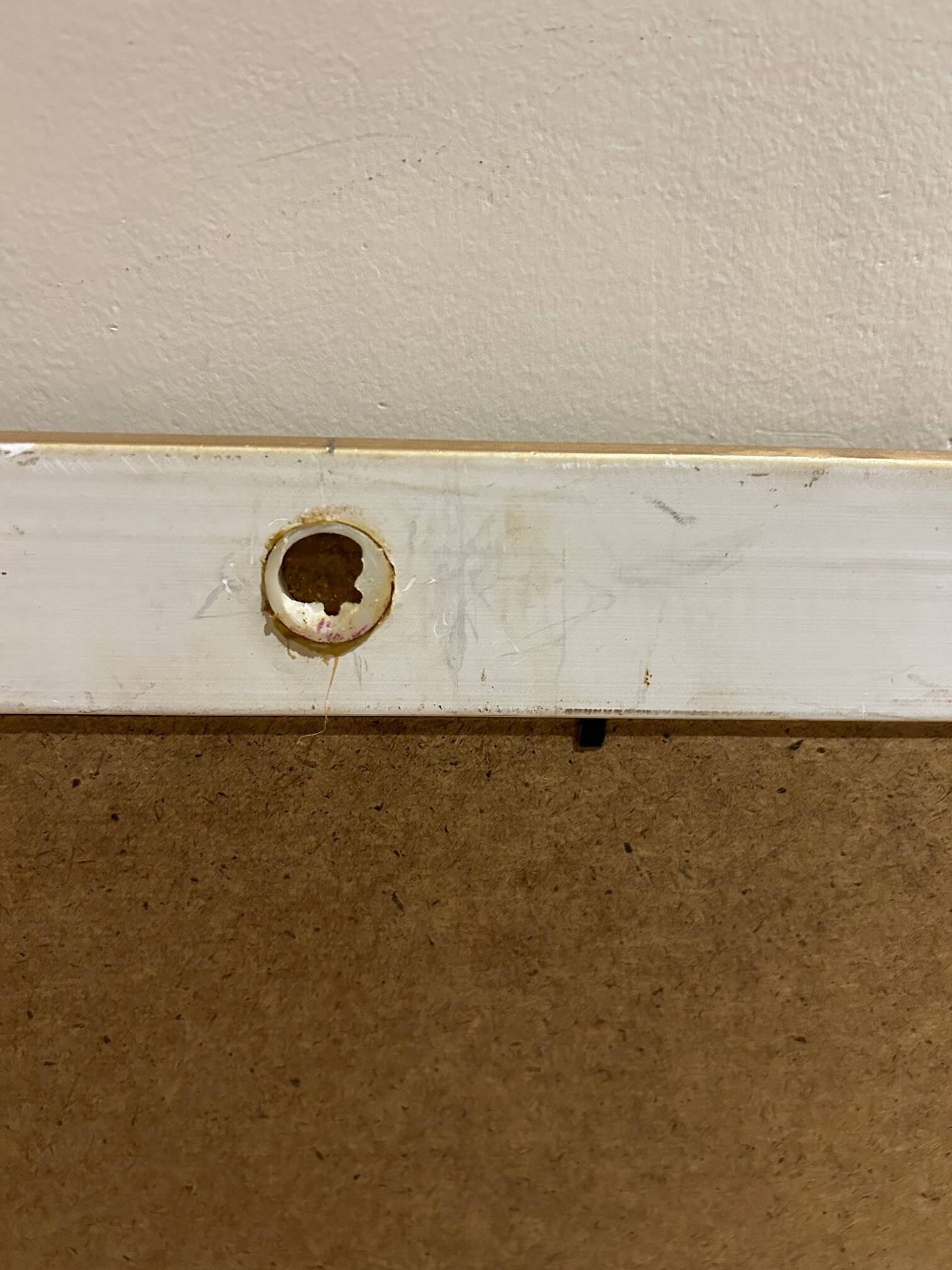 vintage beveled gold mirror