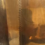 Large rectangular Moroccan copper tray.