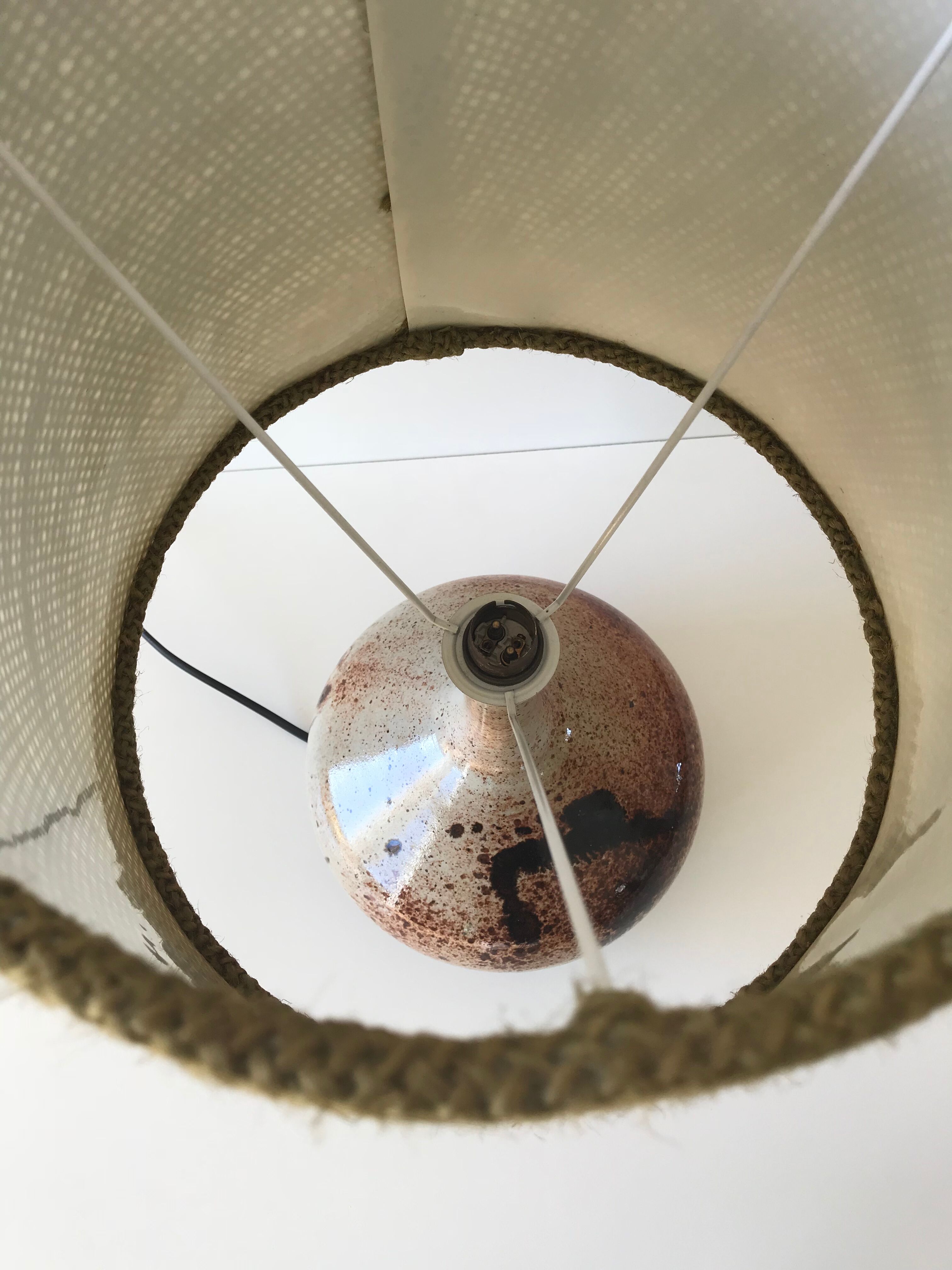 Lampe en grès