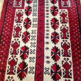 Ancien tapis oriental - 132 x 88 cm
