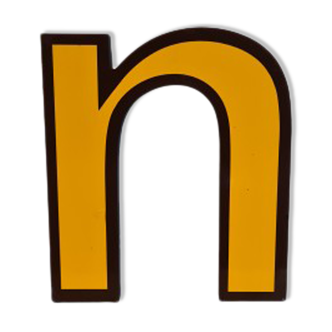 Lettre vintage LED "n" ou "u"