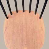 Two Scandinavian design chairs, Fanett style