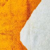 Handmade pure wool Beni Ouraine rug, size 250 x 250 cm