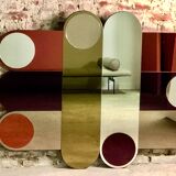 Smoked glass circus mirror 1994's