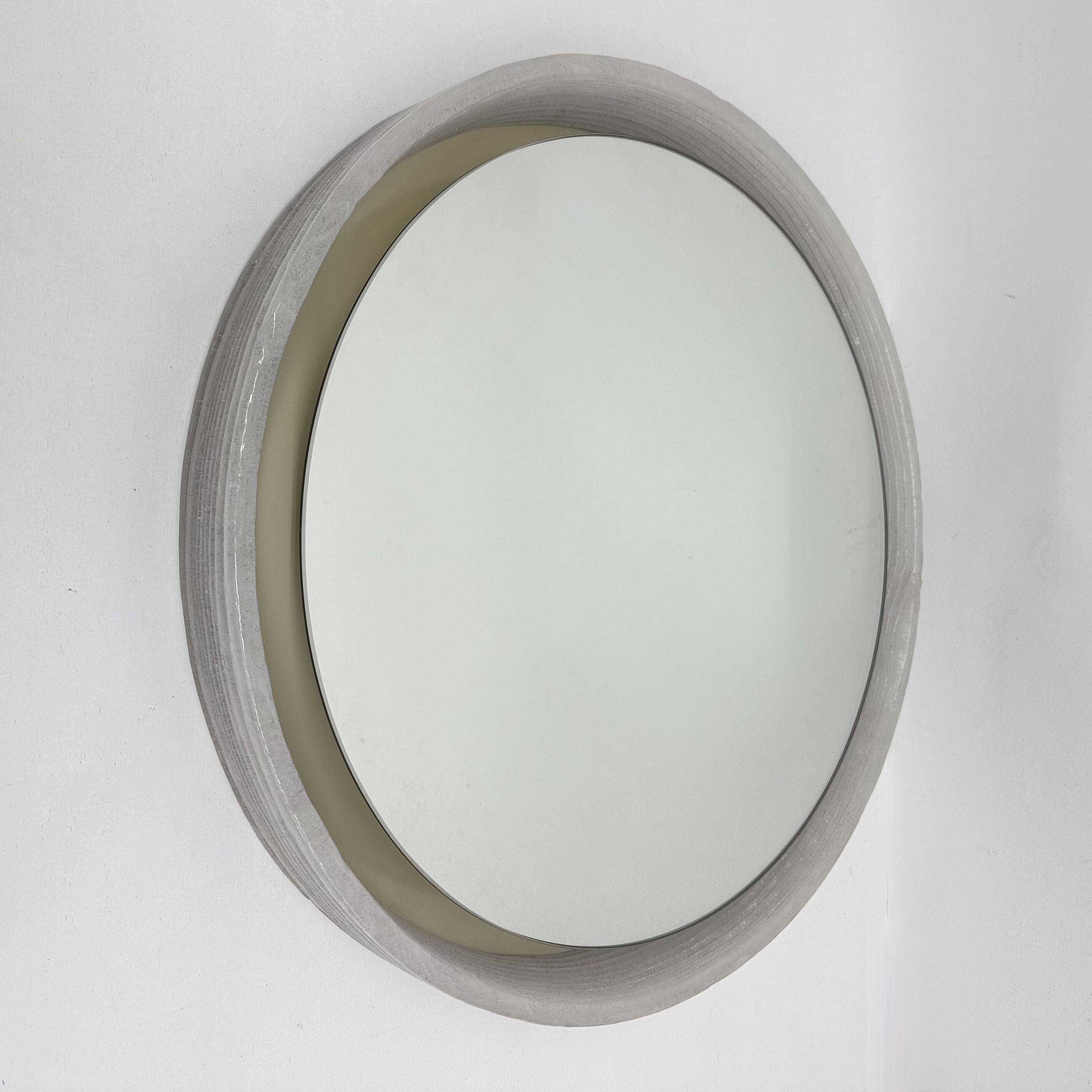 Hillebrand lucite illuminated mirror , 1970’s