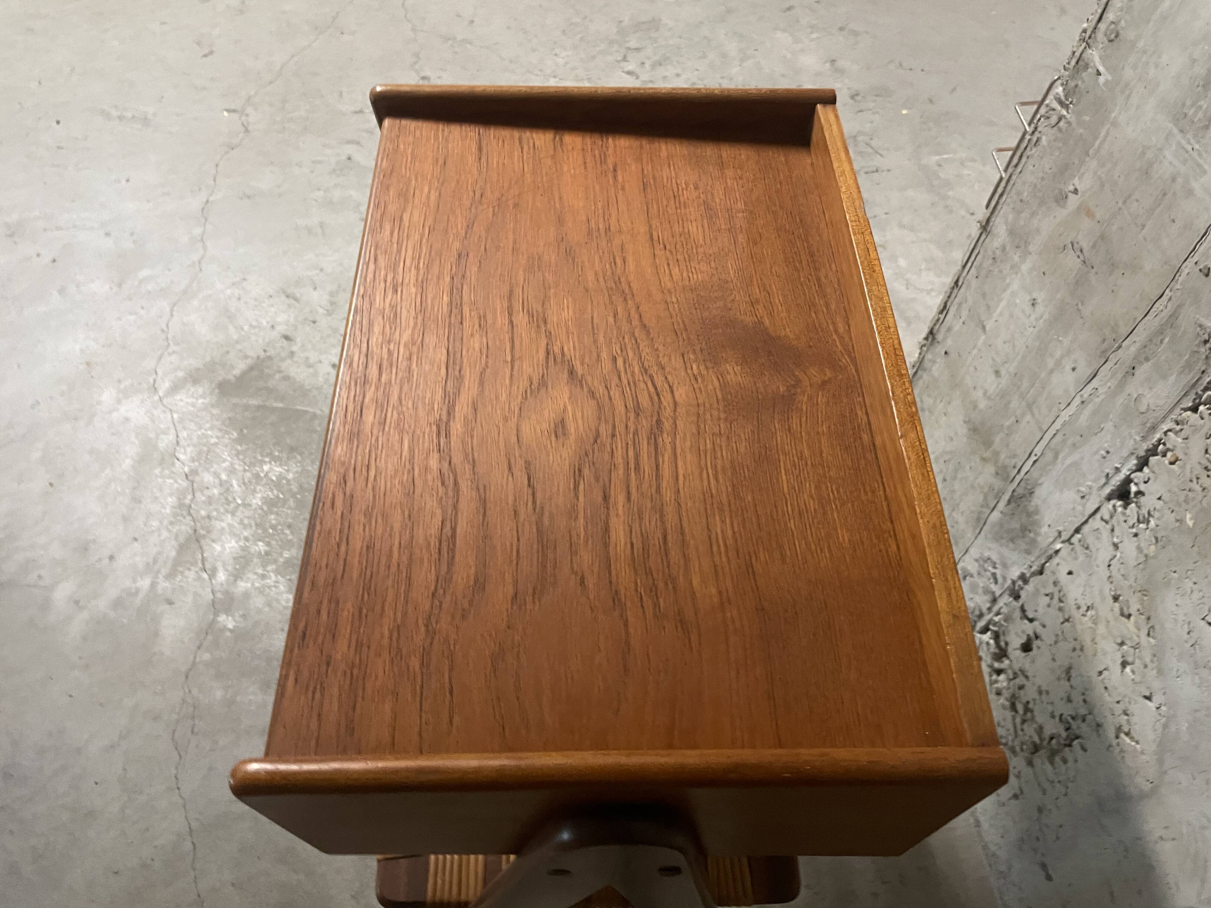 Scandinavian bedside table from the 1960s.