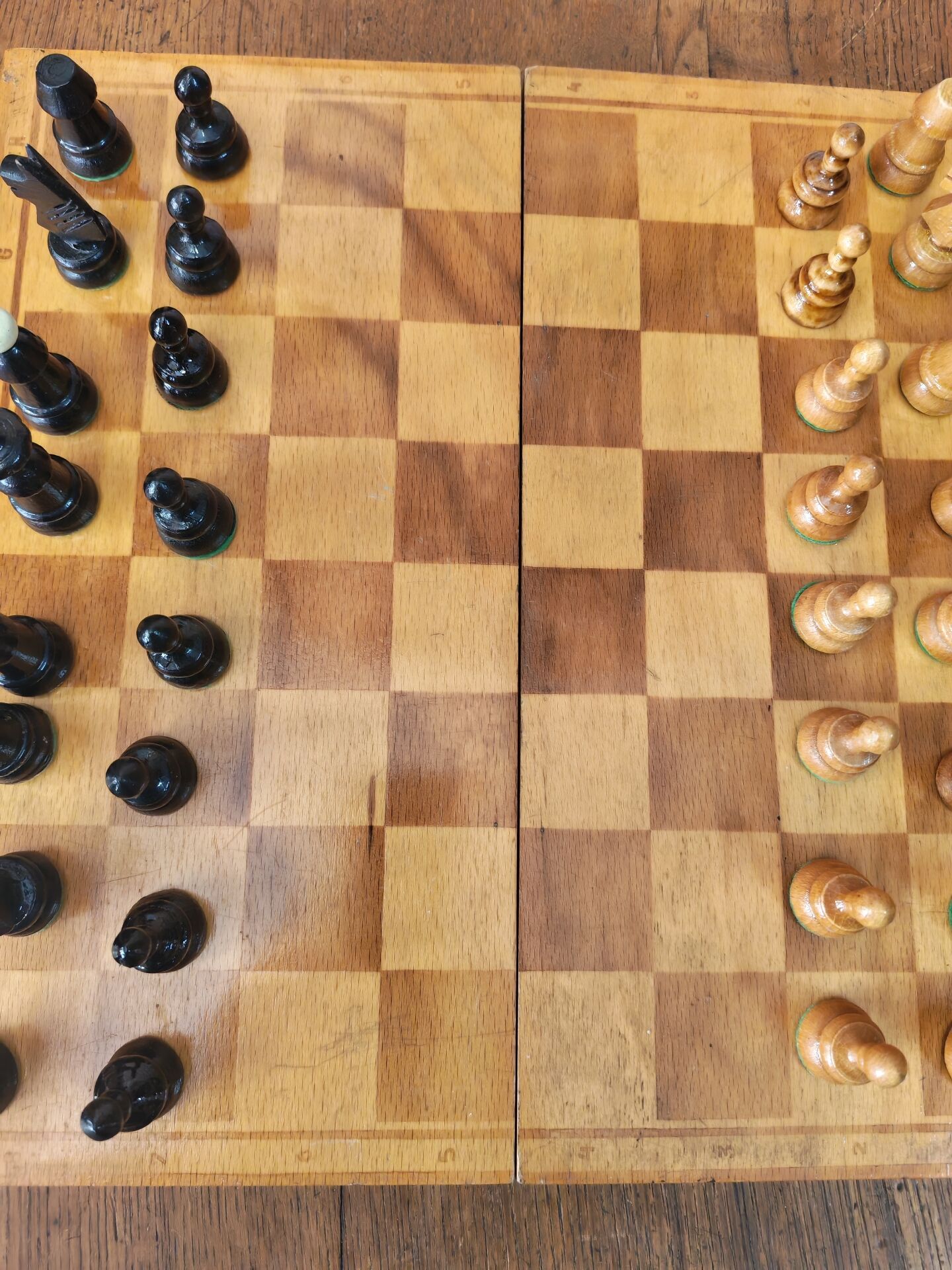 Vintage chess set