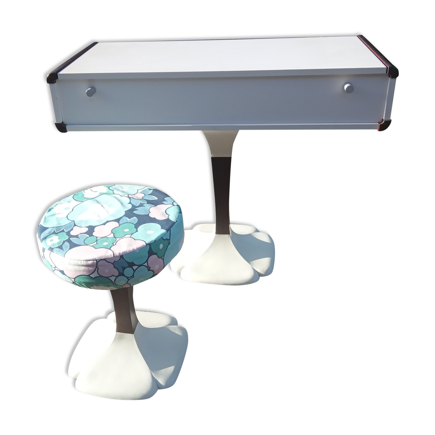 Vintage hairdresser Gautier and her stool